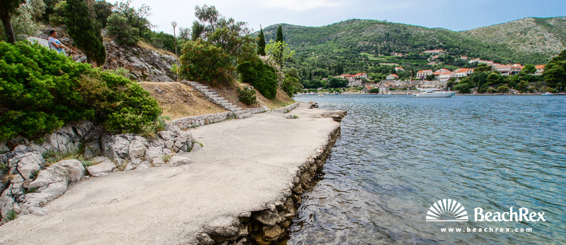 Croatia - Dalmatia  Dubrovnik -  Zaton - Beach Soline