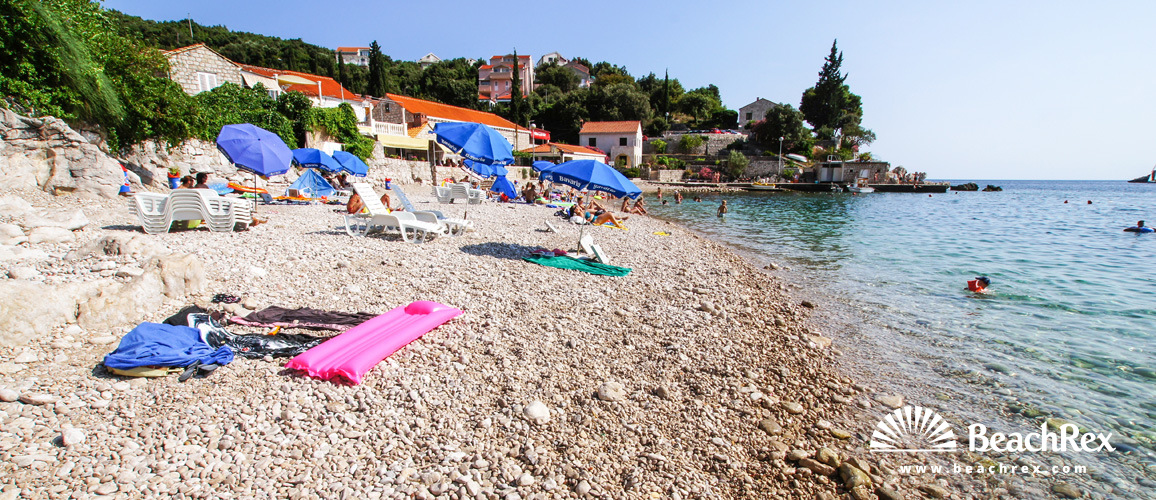 Croatia - Dalmatia  Dubrovnik -  Zaton - Beach Štikovica