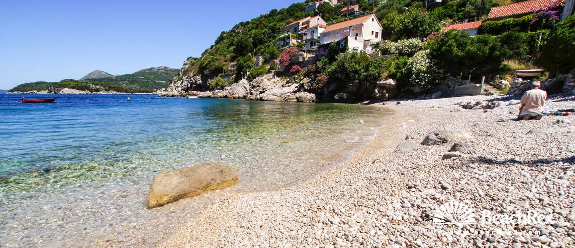 Croatia - Dalmatia  Dubrovnik -  Zaton - Beach Vrbica