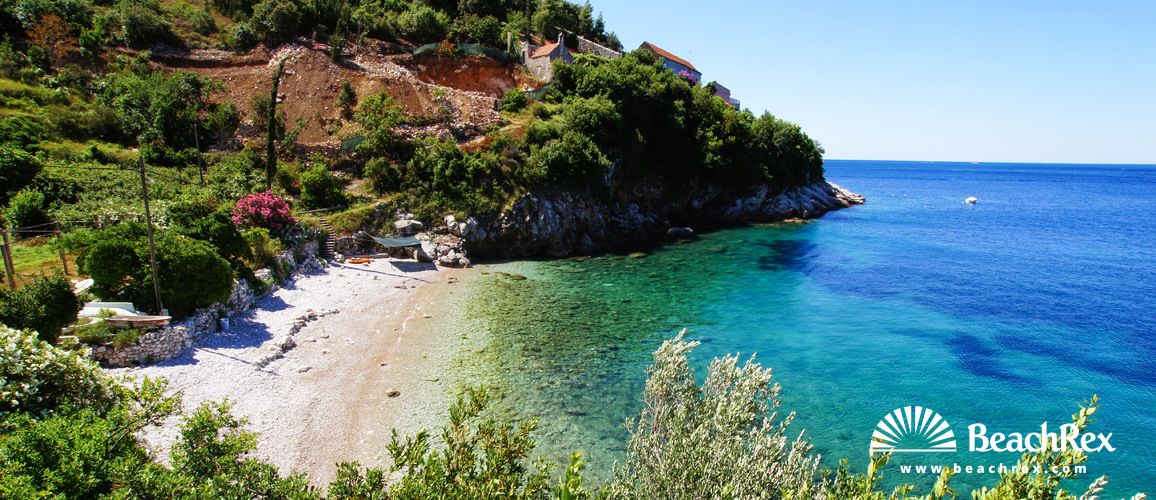 Croatia - Dalmatia  Dubrovnik -  Zaton - Beach Vrbica