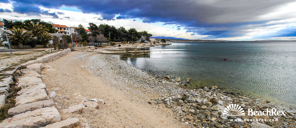 Croatia - Dalmatia  Zadar - Island Pag -  Košljun - Beach Košljun