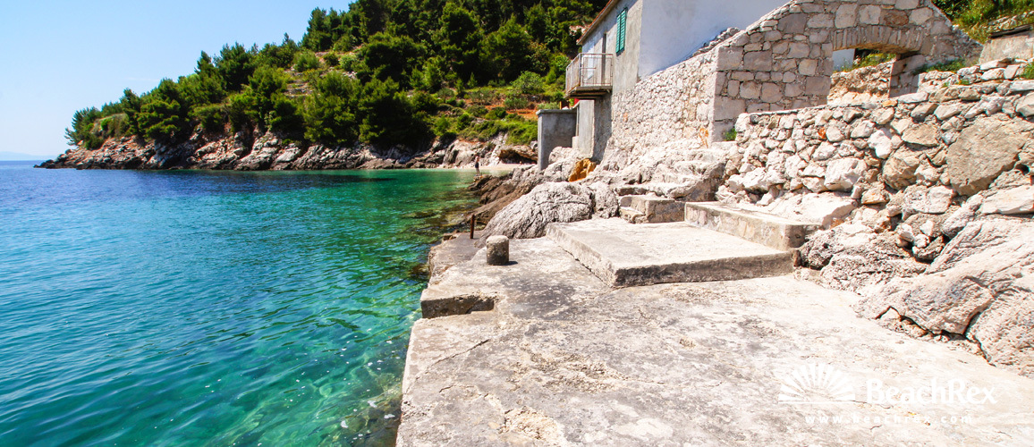 Croatia - Dalmatia  Split - Island Hvar -  Gdinj - Beach Rapak