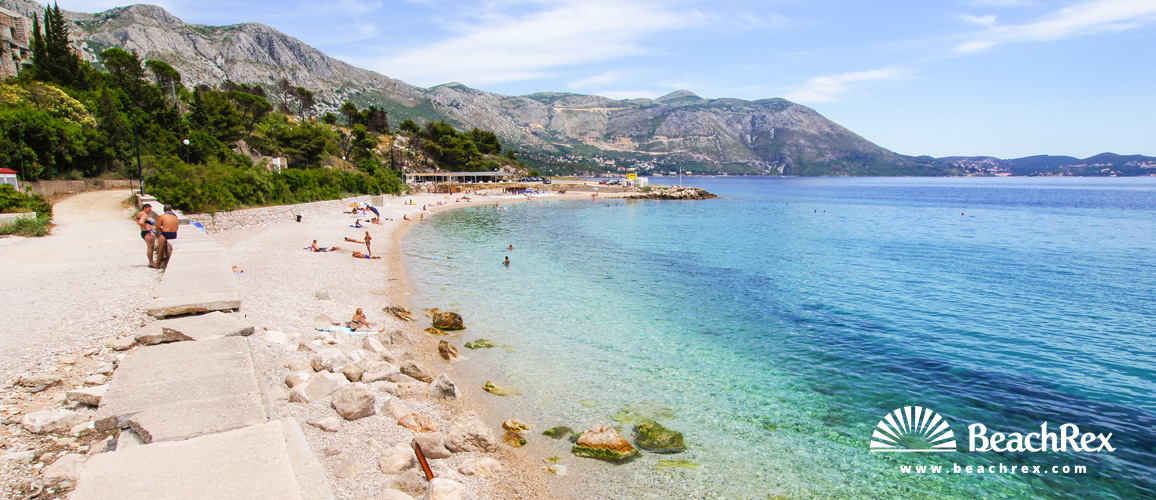 Croazia - Dalmazia  Dubrovnik -  Kupari - Spiaggia Kupari
