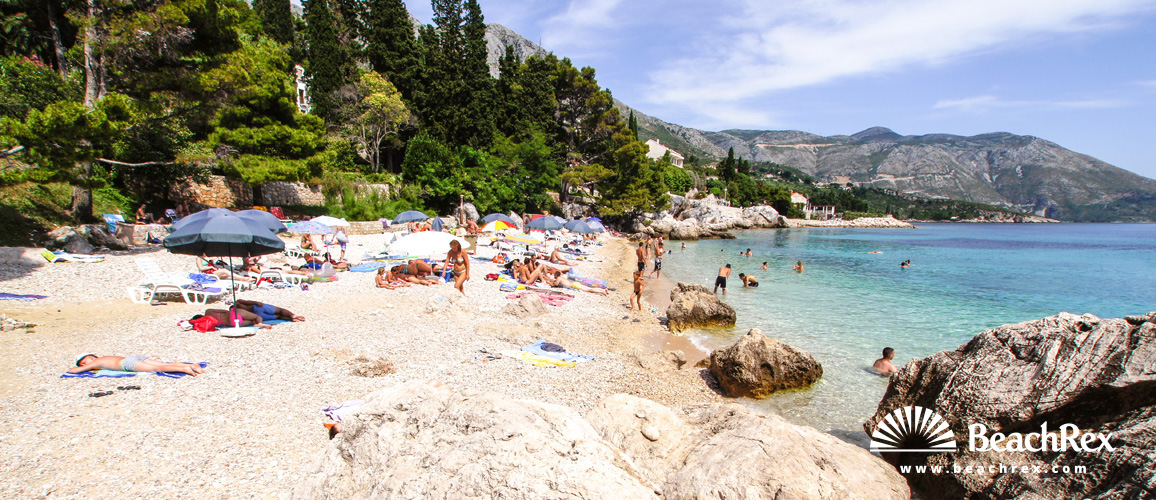 Hrvatska - Dalmacija  Dubrovnik -  Mlini - Plaža Mlini