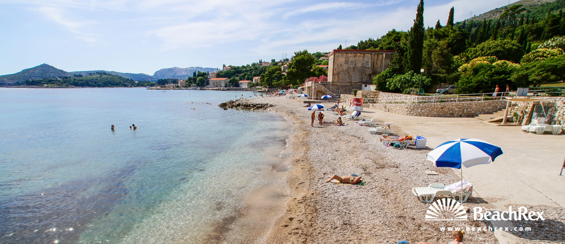 Croatia - Dalmatia  Dubrovnik -  Mlini - Beach Astarea
