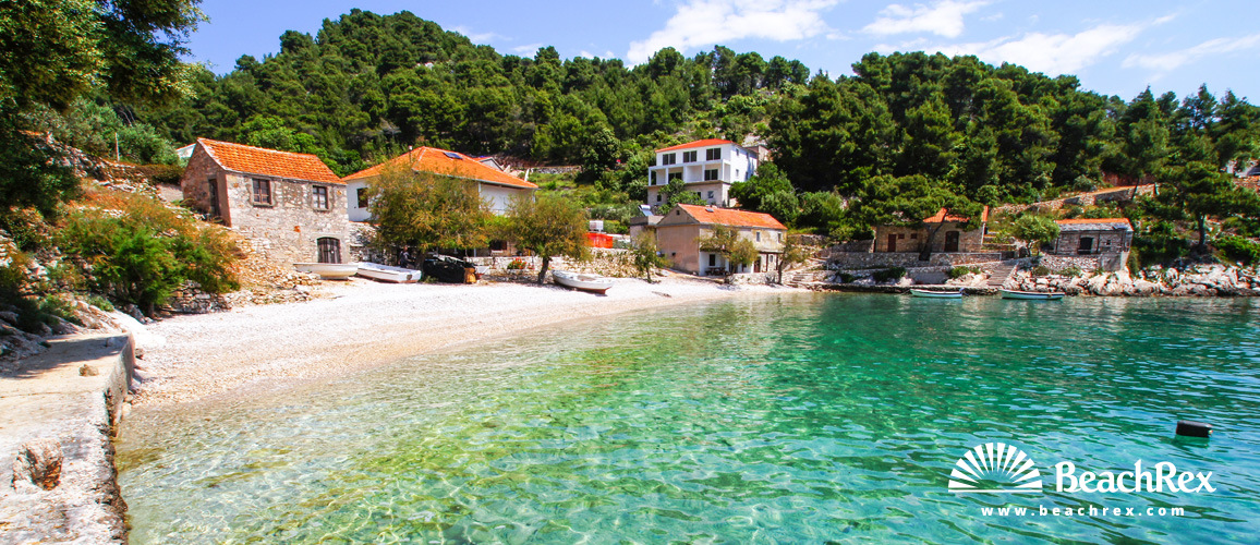 Hrvatska - Dalmacija  Split - Otok Hvar -  Gdinj - Plaža Torac