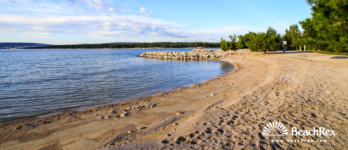 Hrvatska - Kvarner - Otok Krk -  Punat - Plaža Punta Debij