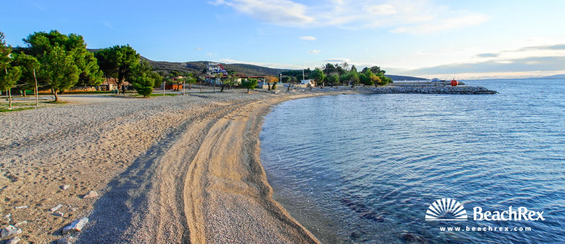 Hrvatska - Kvarner - Otok Krk -  Punat - Plaža Punta Debij