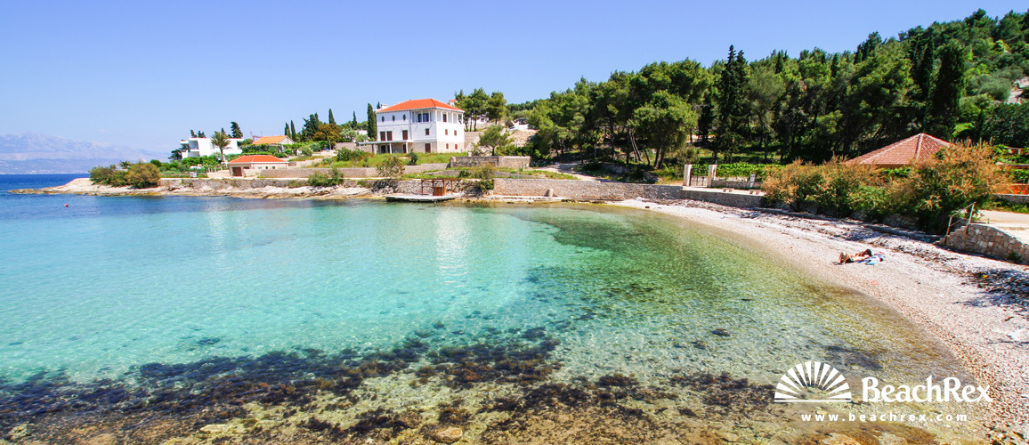 Croatia - Dalmatia  Split - Island Brač -  Sutivan - Beach Likva