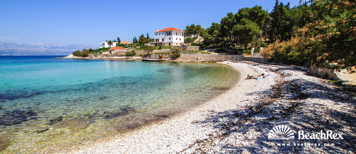 Croatia - Dalmatia  Split - Island Brač -  Sutivan - Beach Likva