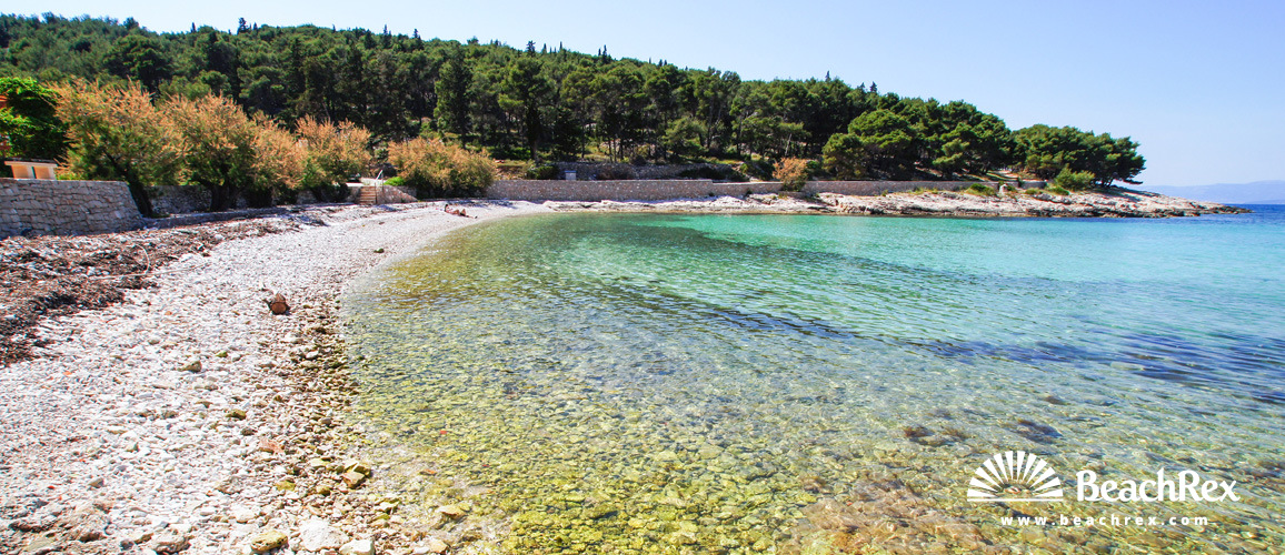 Croatia - Dalmatia  Split - Island Brač -  Sutivan - Beach Likva