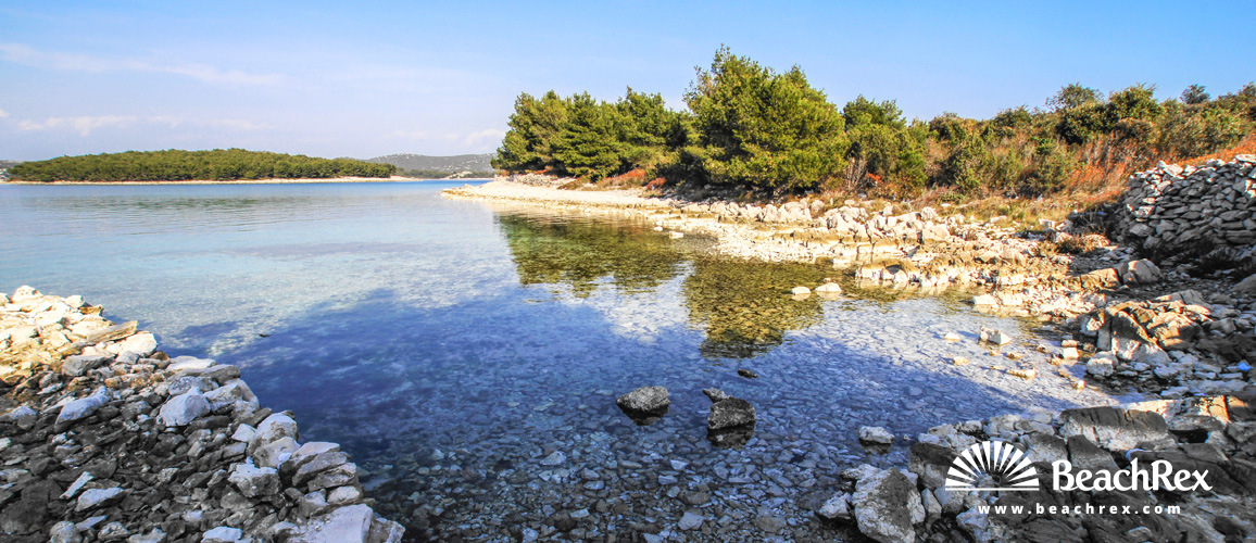 Kroatien - Dalmatien  Šibenik - Insel Murter -  Jezera - Strand Guščica