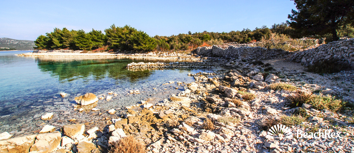 Kroatien - Dalmatien  Šibenik - Insel Murter -  Jezera - Strand Guščica