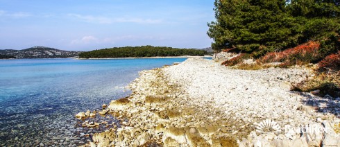 Croatie - Dalmatie  Šibenik - Ile Murter -  Jezera - Plage Guščica