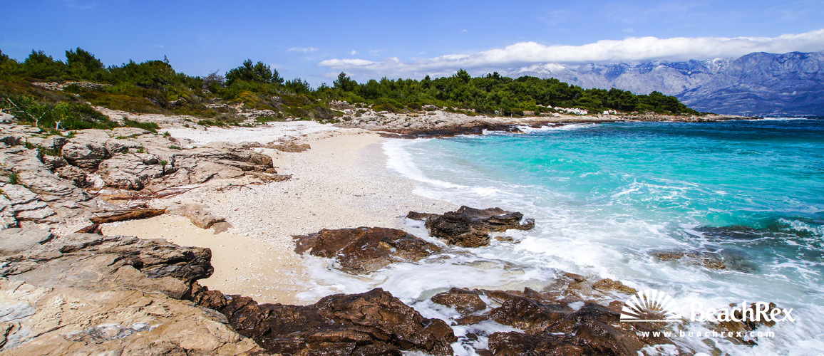 Croatia - Dalmatia  Split - Island Brač -  Sumartin - Beach Zora