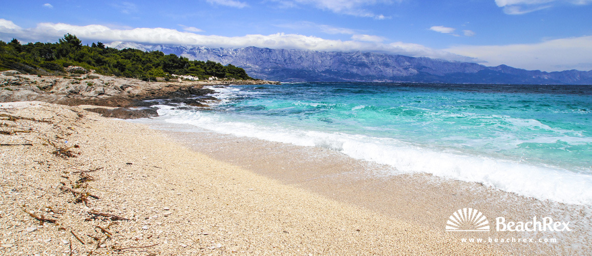 Croatia - Dalmatia  Split - Island Brač -  Sumartin - Beach Zora