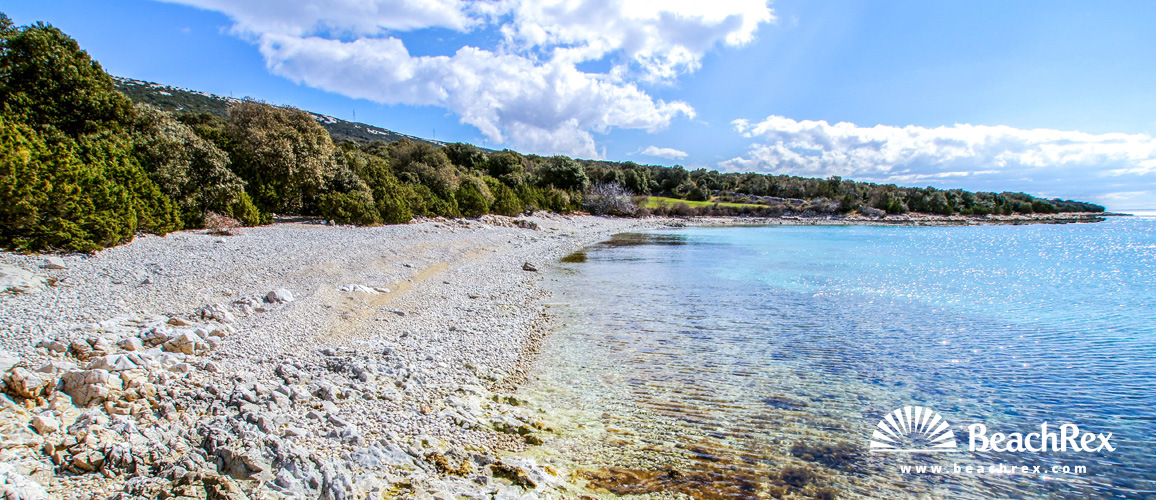 Kroatien - Dalmatien  Zadar - Insel Pag -  Pag - Strand Srčanka