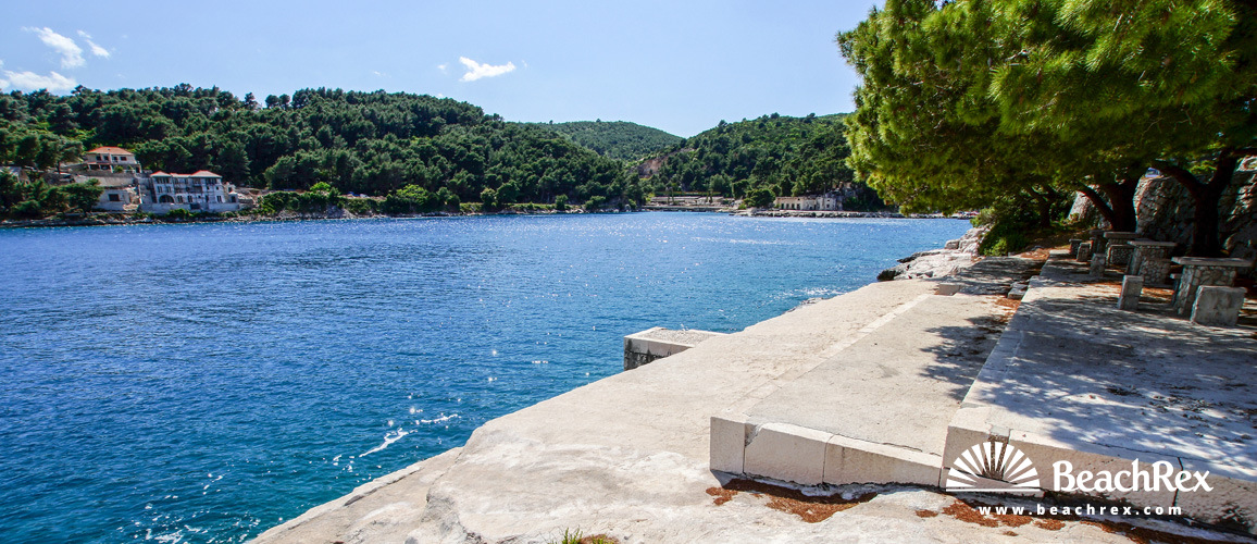 Croatia - Dalmatia  Split - Island Brač -  Sumartin - Beach Dubravka