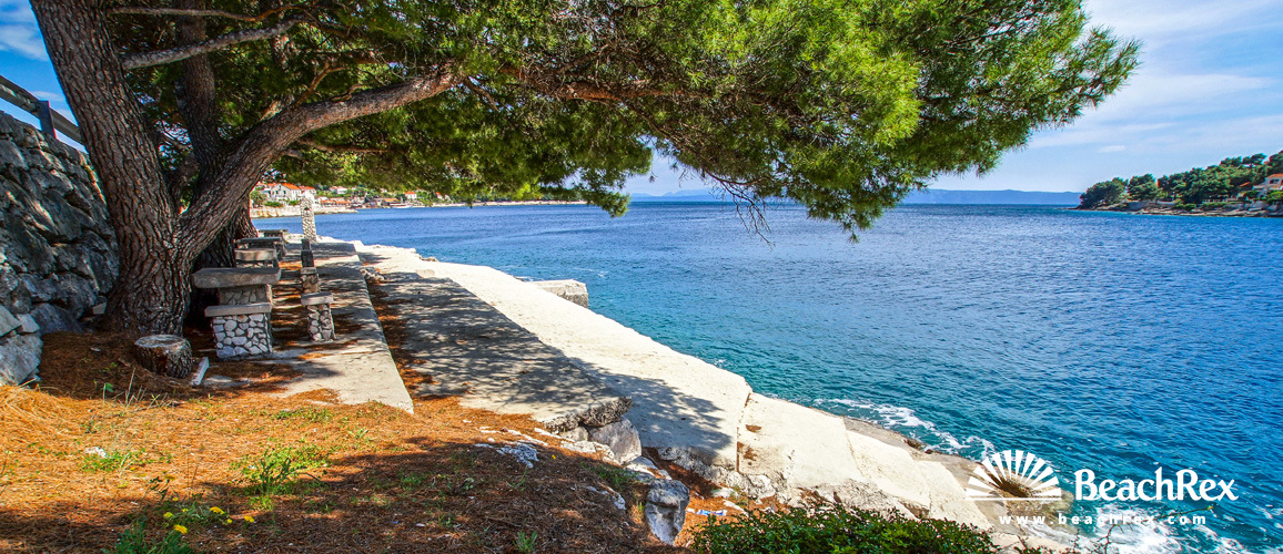 Croatia - Dalmatia  Split - Island Brač -  Sumartin - Beach Dubravka