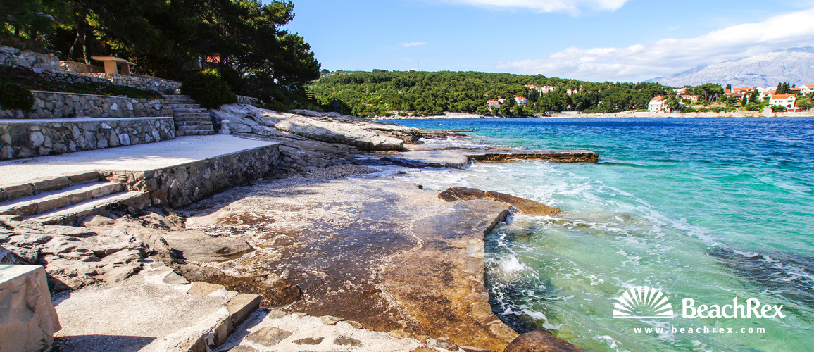 Croatia - Dalmatia  Split - Island Brač -  Sumartin - Beach Kartolina