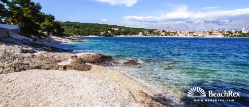 Croatia - Dalmatia  Split - Island Brač -  Sumartin - Beach Kartolina