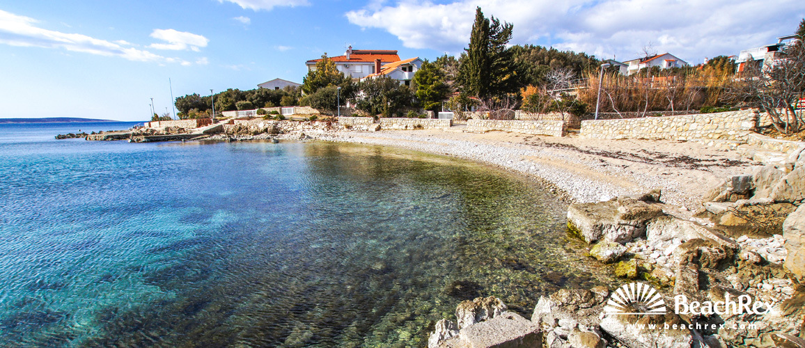 Hrvatska - Dalmacija  Zadar - Otok Pag -  Mandre - Plaža Mala Mandra