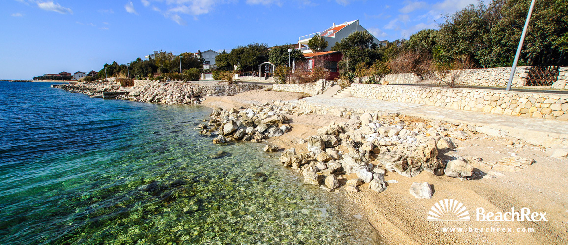 Croatia - Dalmatia  Zadar - Island Pag -  Mandre - Beach Vongola