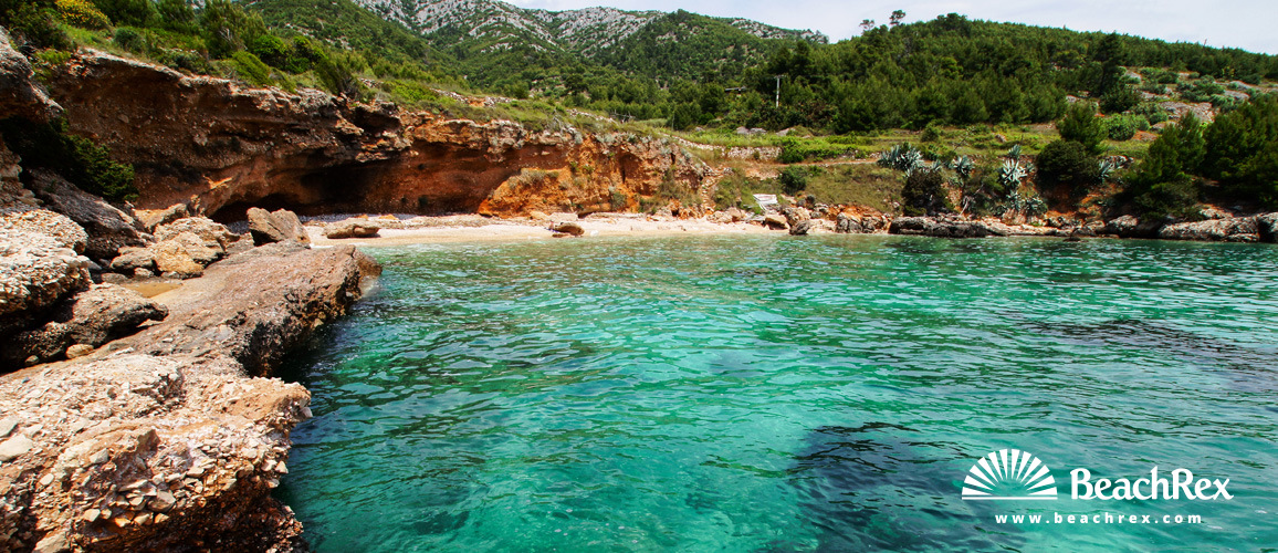 Croatia - Dalmatia  Split - Island Hvar -  Zavala - Beach Octopus