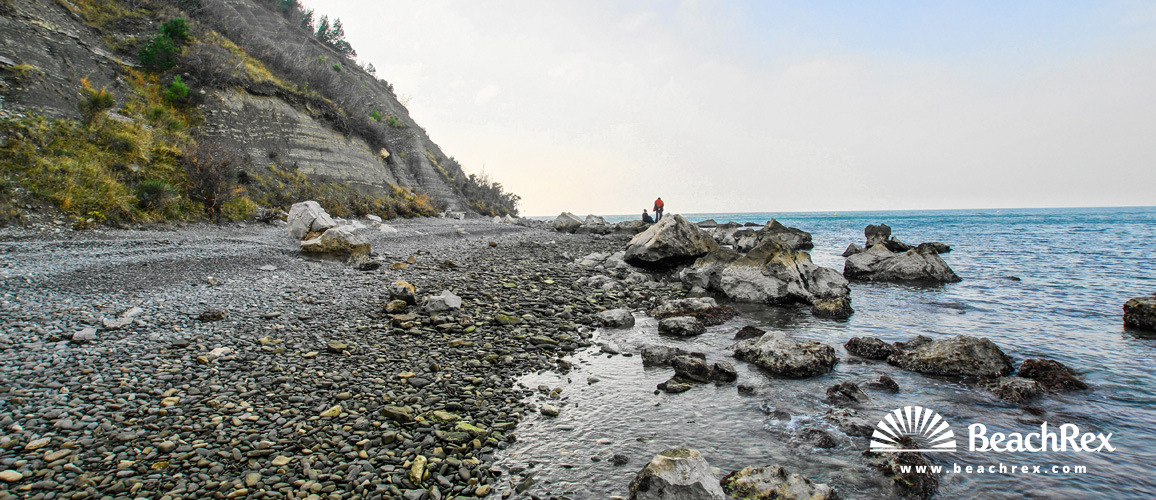 Slovenia - Obalno kraška -  Strunjan - Spiaggia Mesečev zaliv