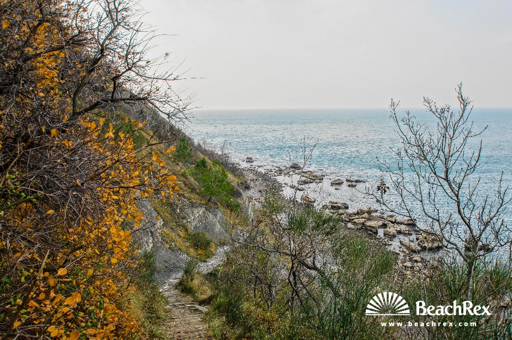 Slovenia - Obalno kraška -  Strunjan - Spiaggia Mesečev zaliv