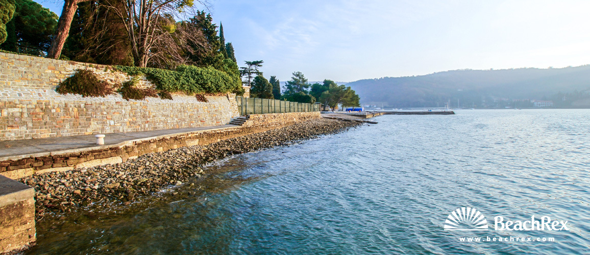 Slowenien - Obalno kraška -  Strunjan - Strand Strunjan
