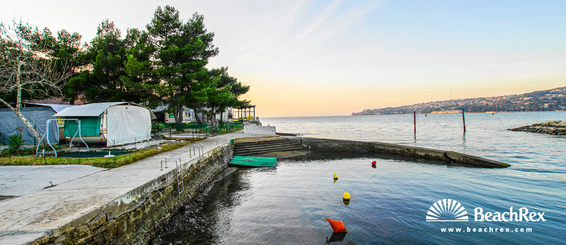 Slovenia - Obalno kraška -  Lucija - Beach Lucija
