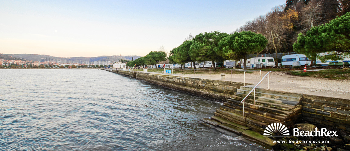 Slovenia - Obalno kraška -  Lucija - Beach Lucija