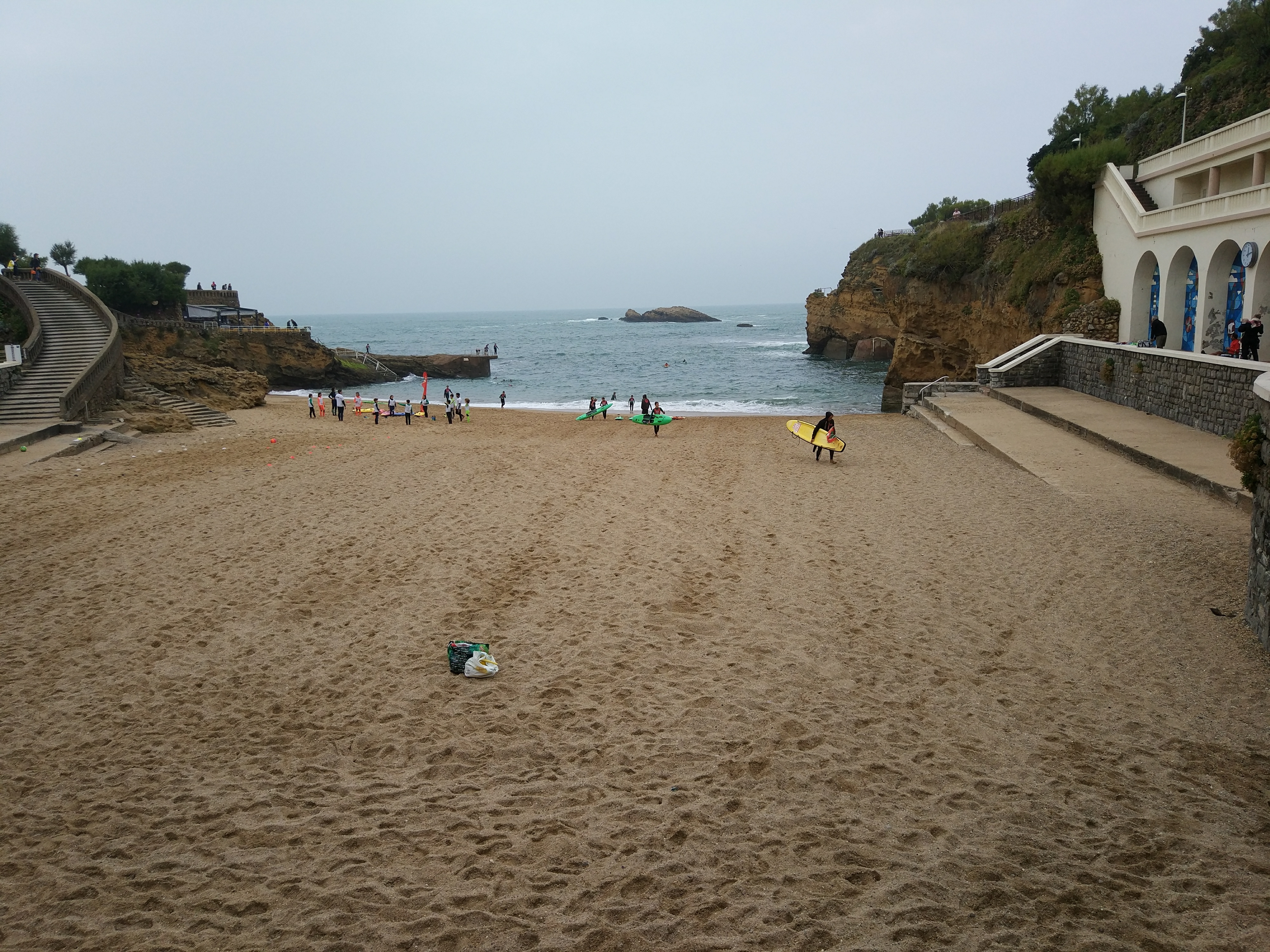 Frankreich - NouvelleAquitaine -  Biarritz - Plage du Port Vieux