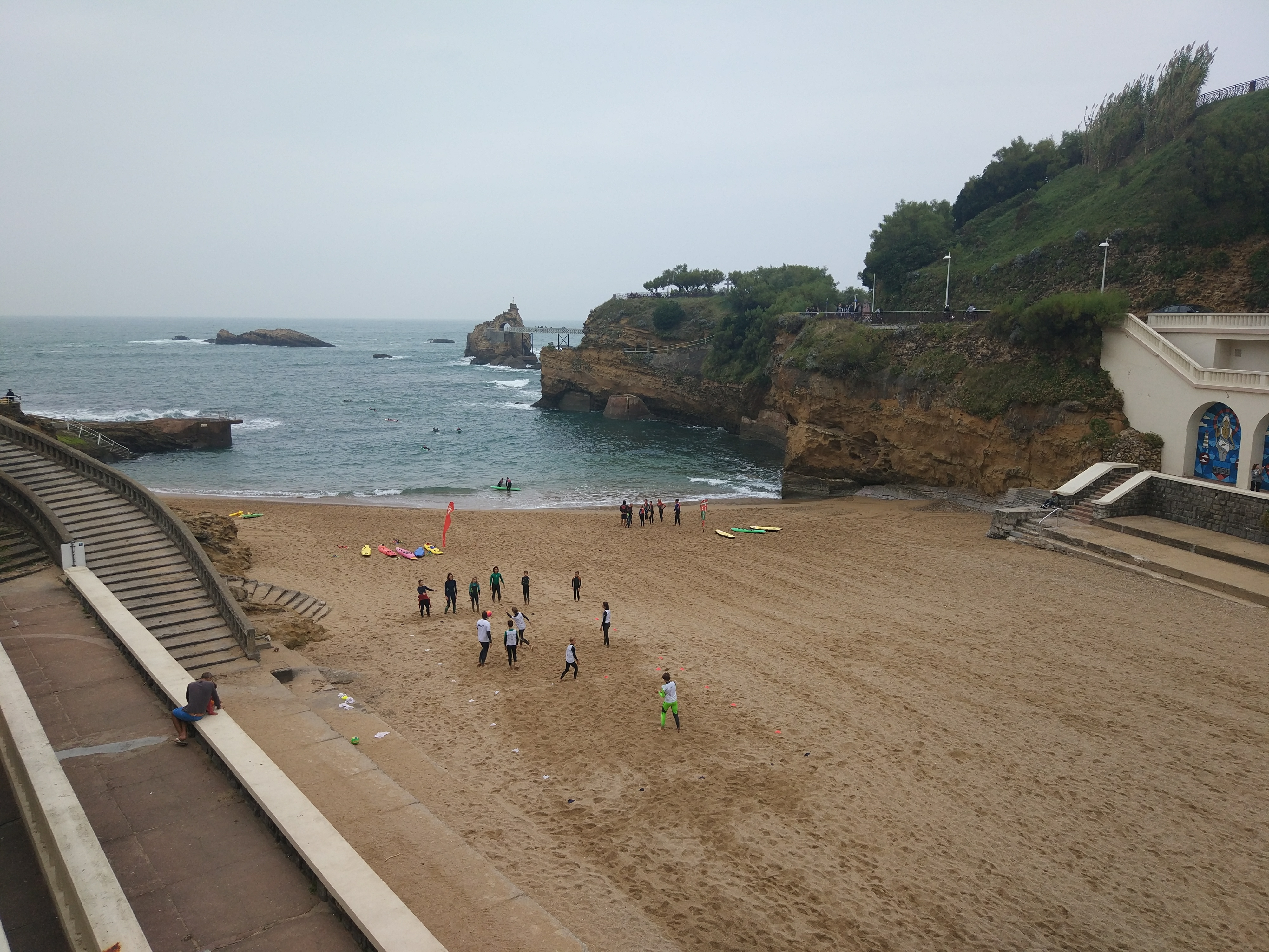 Frankreich - NouvelleAquitaine -  Biarritz - Plage du Port Vieux