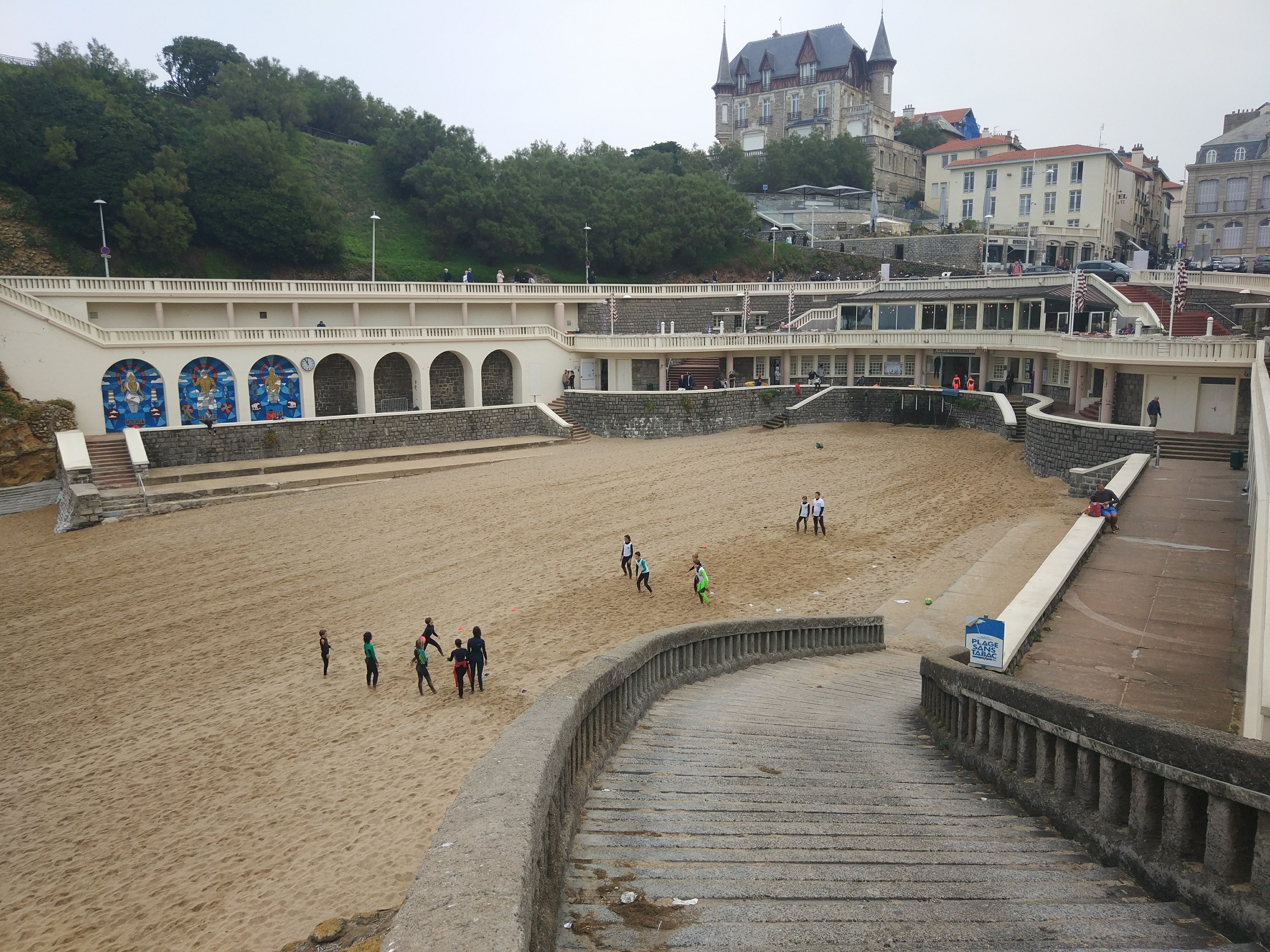 Frankreich - NouvelleAquitaine -  Biarritz - Plage du Port Vieux