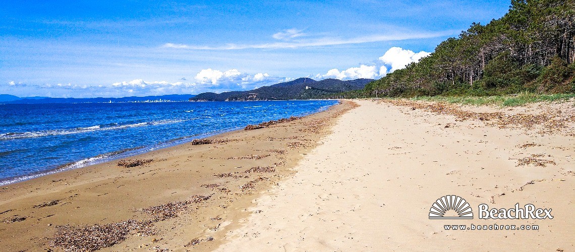 Italien - Toscana -  Castiglione della Pescaia - Strand Capo Civinini
