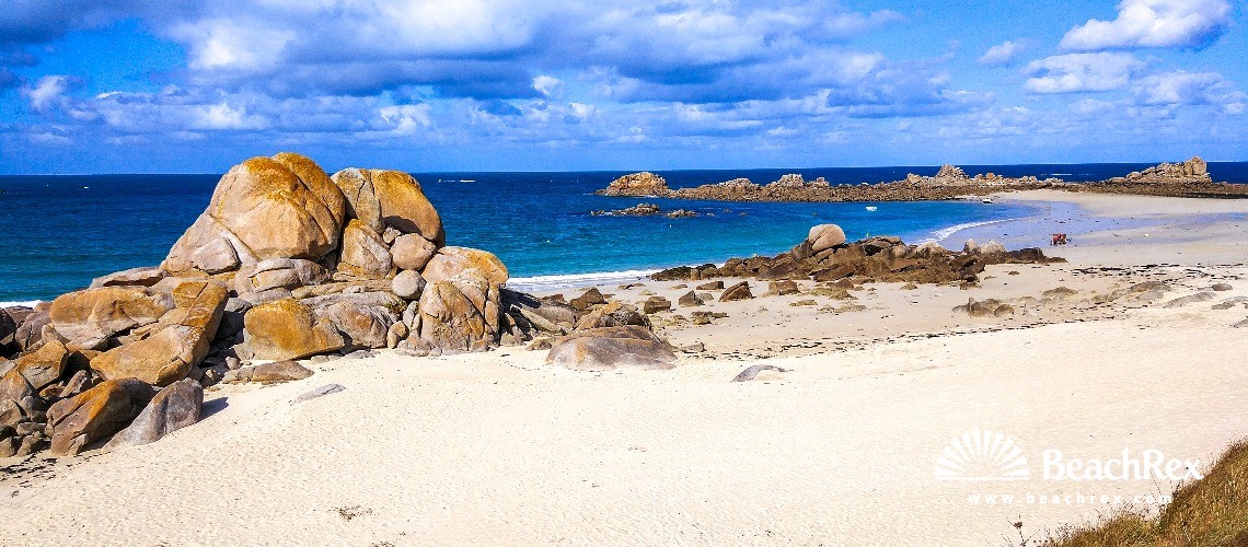 France - Bretagne -  Cléder - Plage des Amiets