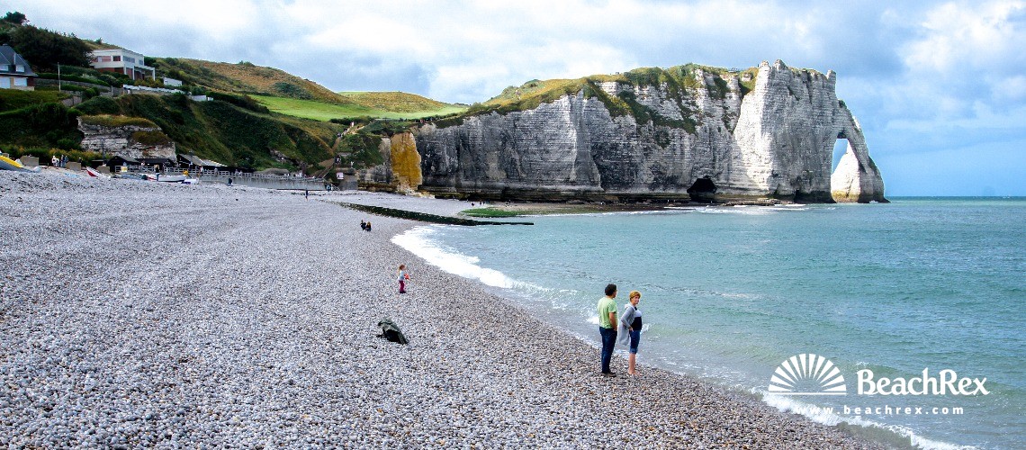 France - Normandie -  Étretat - Plage Etretat
