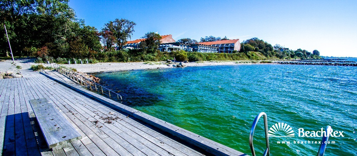 Danemark - Syddanmark - Funen -  Faaborg - Strand Faaborg