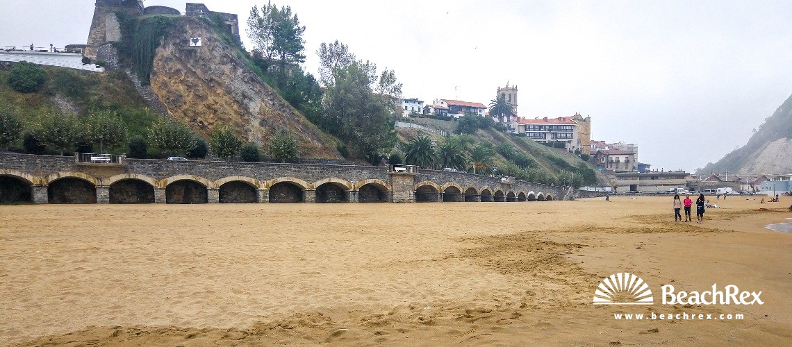 Spain - País Vasco -  Guetaria - Playa de Malkorbe
