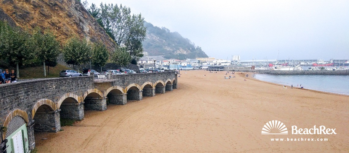 Spain - País Vasco -  Guetaria - Playa de Malkorbe
