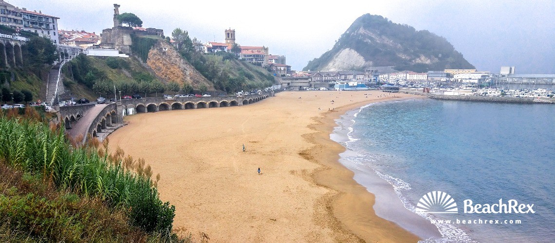 Spain - País Vasco -  Guetaria - Playa de Malkorbe