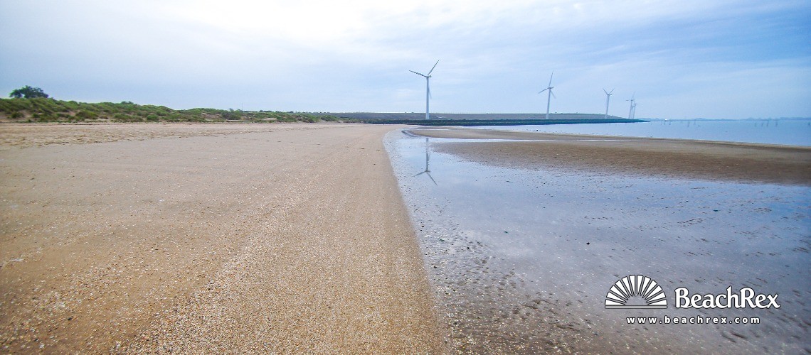 Netherlands - ZuidHolland -  Hellevoetsluis - Strand Haringvlietsluizen
