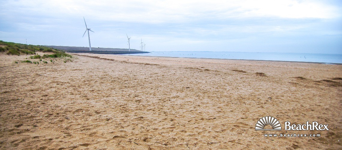 Netherlands - ZuidHolland -  Hellevoetsluis - Strand Haringvlietsluizen