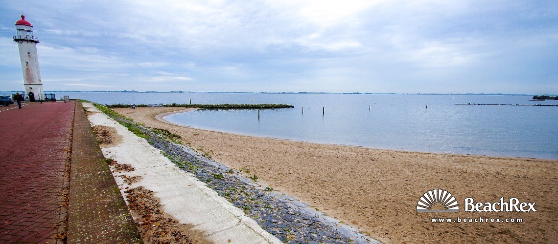 Netherlands - ZuidHolland -  Hellevoetsluis - Strand Vuurtoren