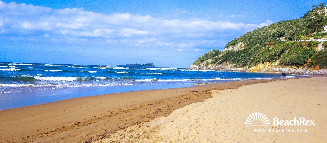 espagne - País Vasco -  Ibarrangelu - Playa de Laida 