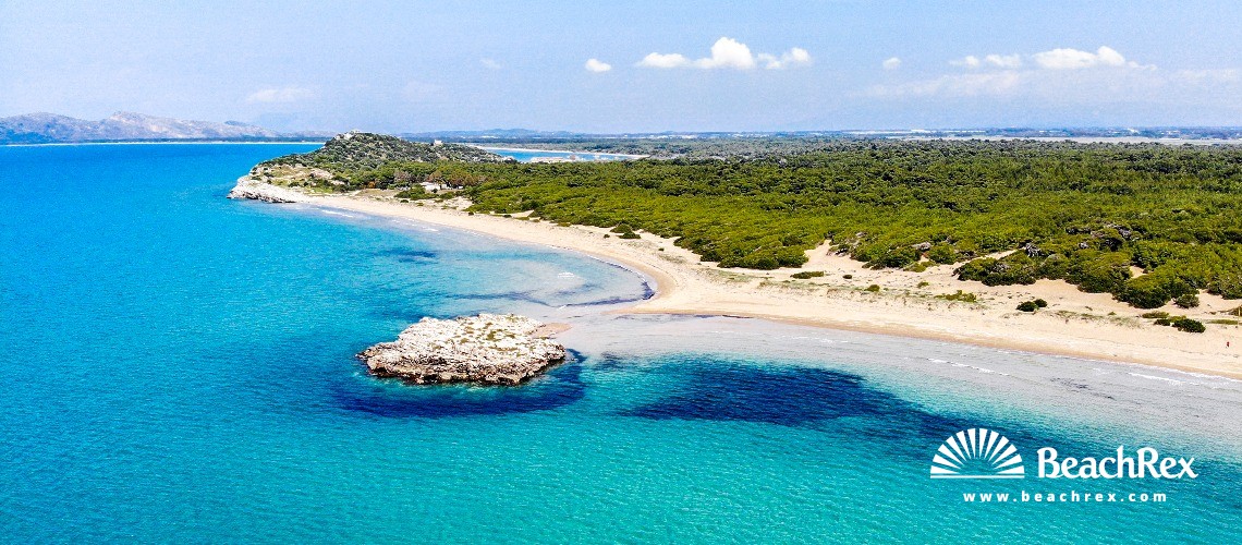 Греція - Dytiki Ellada -  Loutra imenis - Paralia Kounoupelaki