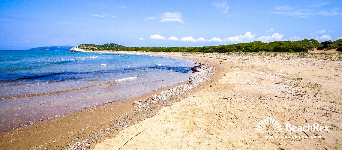 Griechenland - Dytiki Ellada -  Loutra imenis - Paralia Kounoupelaki