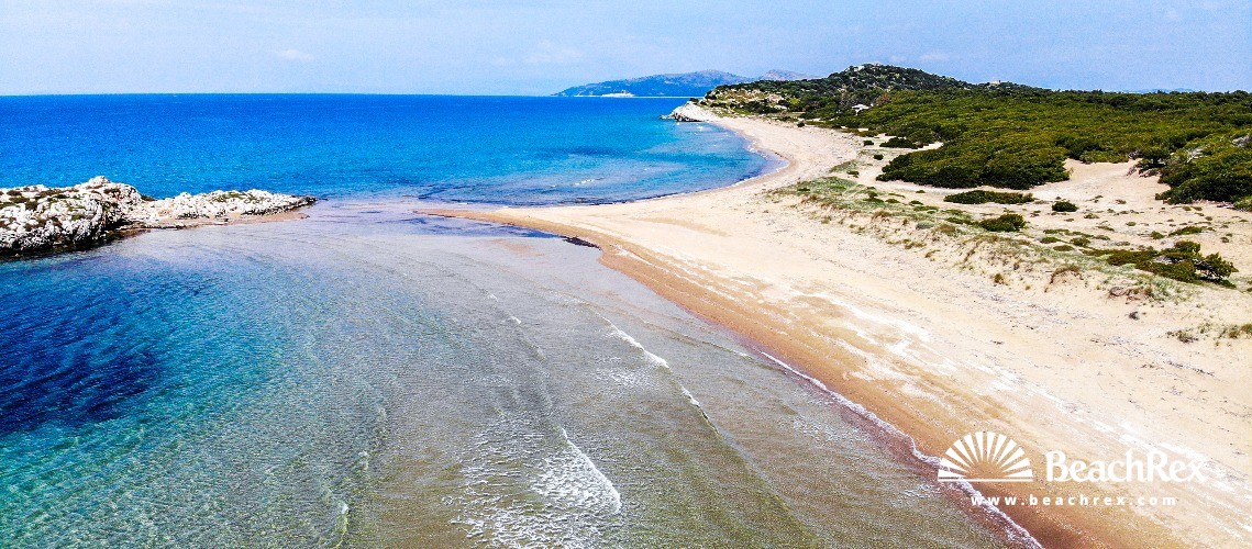 Griechenland - Dytiki Ellada -  Loutra imenis - Paralia Kounoupelaki